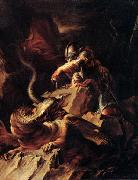Salvator Rosa Jason Charming the Dragon, Germany oil painting artist